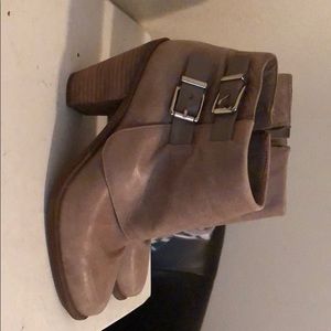 Taupe booties
